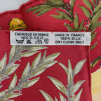 Hermes Carre 45 Chantilly Cite Racecourse Red Multicolor Silk 100% Scarf — view 5