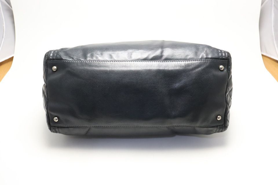 Chanel 16 Jumbo CC Logo Quilted Leather Chain Shoulder — view 3