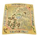 Hermes Carre 90 Neige D'antan Last Year's Snow Yellow Silk 100% Scarf
