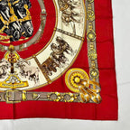 Hermes Carre 90 Scarf Silk Chevaux de Trait Taima — view 2