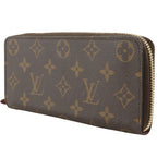 Louis Vuitton Portefeuille Clemence Zip Around Monogram Canvas Fuchsia — view 2