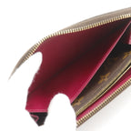 Louis Vuitton Portefeuille Clemence Zip Around Monogram Canvas Fuchsia — view 7