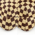 Louis Vuitton Gazelle Damier Sauvage 2-Way Calf Hair Brown Shoulder — view 4