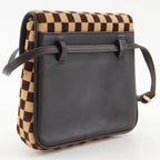 Louis Vuitton Gazelle Damier Sauvage 2-Way Calf Hair Brown Shoulder — view 3