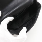 Chanel Choco Bar Camellia Chain Shoulder Calf Black — view 7