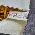 Dior Silk Scarf Logo Gold Chain Black — view 8