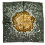 Hermes Scarf Silk L'annee Des Etoiles Year of the Stars Dark Green
