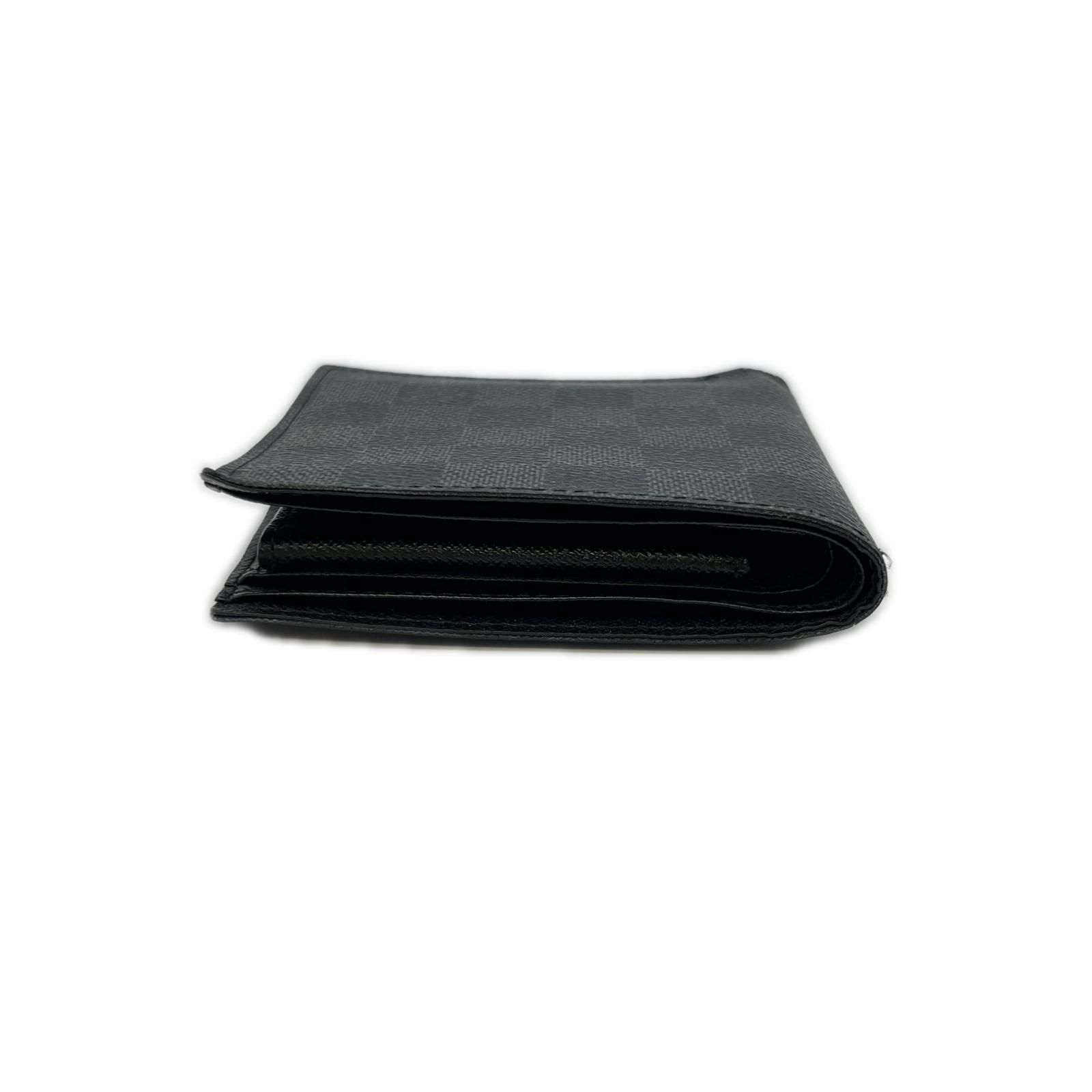 Louis Vuitton Bifold Wallet Damier Graphite Portefeuille Marco — view 4