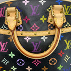 Louis Vuitton Monogram Multicolor Handbag Noir Gold — view 7