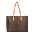 Louis Vuitton Monogram Tote Canvas Brown