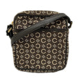 Celine C Macadam Shoulder Bag Jacquard Vintage Brown