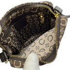 Celine C Macadam Shoulder Bag Jacquard Vintage Brown — view 7