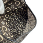 Celine C Macadam Shoulder Bag Jacquard Vintage Brown — view 8