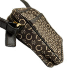 Celine C Macadam Shoulder Bag Jacquard Vintage Brown — view 3