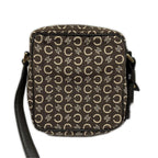 Celine C Macadam Shoulder Bag Jacquard Vintage Brown — view 2