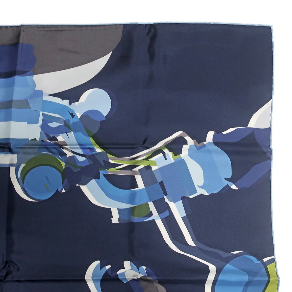 Hermes Carre 90 Double Face Drive ME Crazy Scarf — view 5