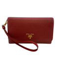Prada Compact Saffiano Leather Bifold Wallet
