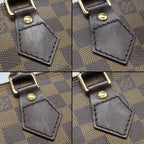 Louis Vuitton Handbag Alma Brown Damier Ebene Canvas Gold — view 9