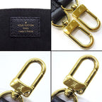 Louis Vuitton Shoulder Bag Petite Sac Plat Black Bicolor Monogram Empreinte — view 7