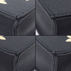 Louis Vuitton Shoulder Bag Petite Sac Plat Black Bicolor Monogram Empreinte — view 8