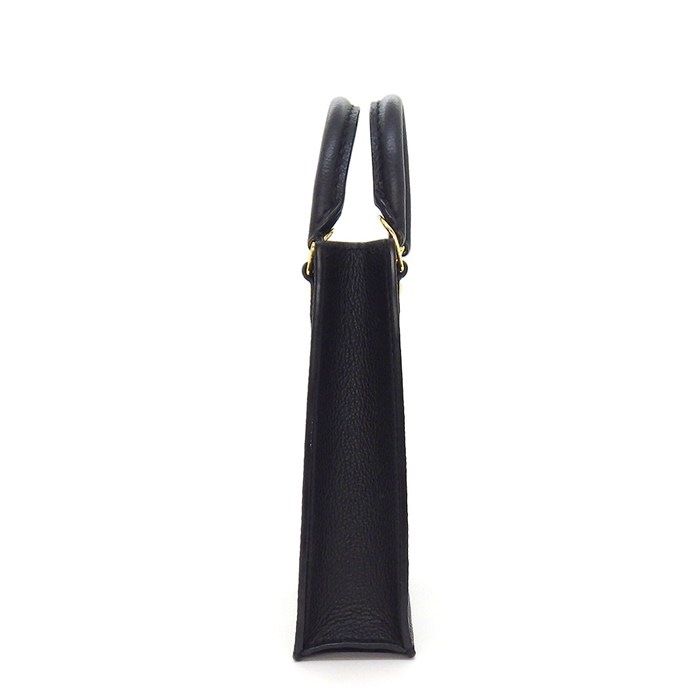 Louis Vuitton Shoulder Bag Petite Sac Plat Black Bicolor Monogram Empreinte — view 3