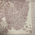Hermes Wood Legend Scarf Carre 90 Lion Sheep Silk Pink — view 5
