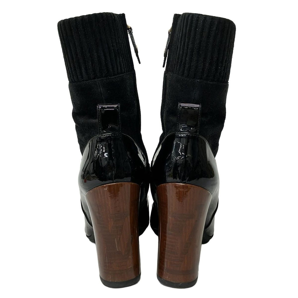 Louis Vuitton Short Boots 36.5 Black Leather — view 3