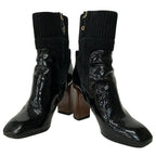 Louis Vuitton Short Boots 36.5 Black Leather — view 2