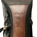 Louis Vuitton Short Boots 36.5 Black Leather — view 7