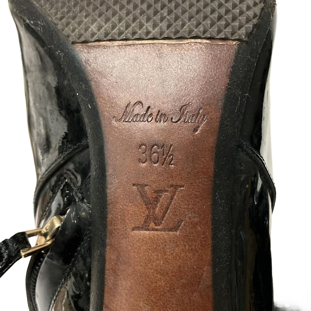 Louis Vuitton Short Boots 36.5 Black Leather — view 7