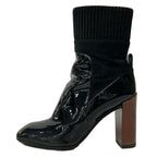 Louis Vuitton Short Boots 36.5 Black Leather