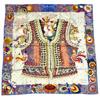 Hermes Costume de Fete Carre 90 Silk Scarf Multicolor — view 2