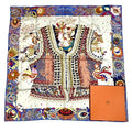 Hermes Costume de Fete Carre 90 Silk Scarf Multicolor