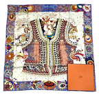 Hermes Costume de Fete Carre 90 Silk Scarf Multicolor