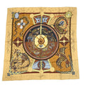 Hermes Silk Scarf Carre 90 Reve D'australie Australian Dream Yellow