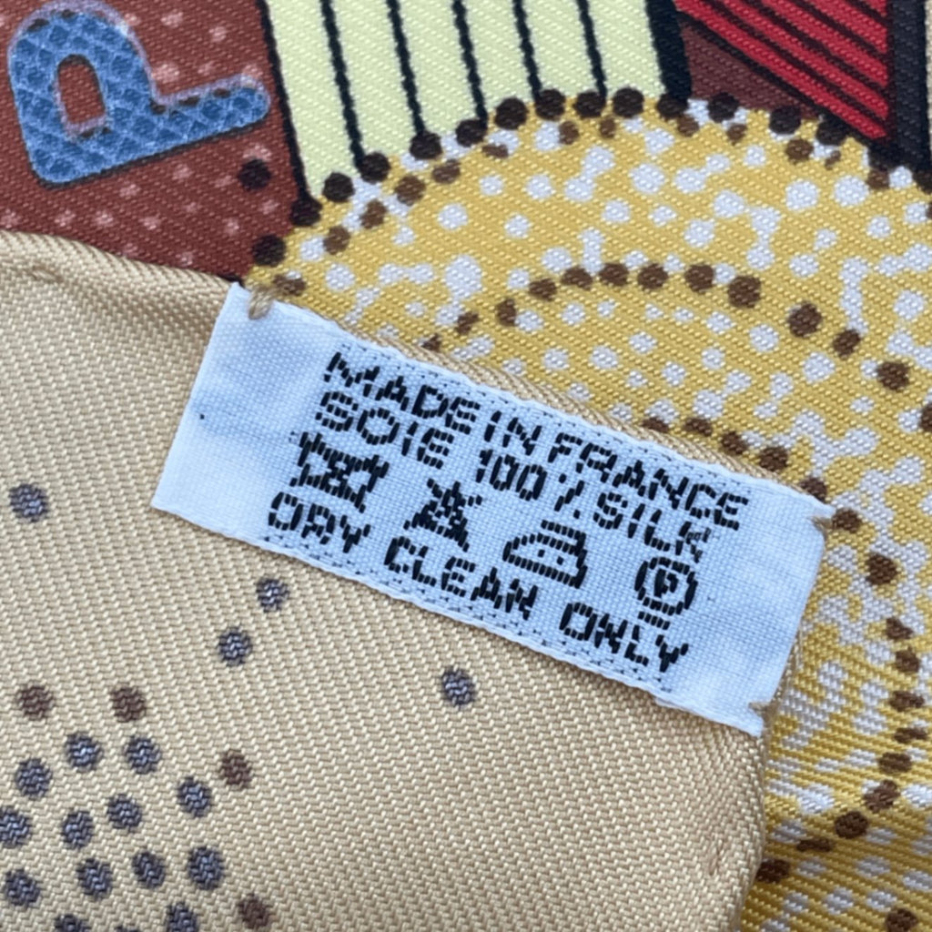 Hermes Silk Scarf Carre 90 Reve D'australie Australian Dream Yellow