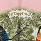 Hermes Scarf Carre 90 Equateur Red Road Straight Down Total Silk Pink Multicolor — view 7