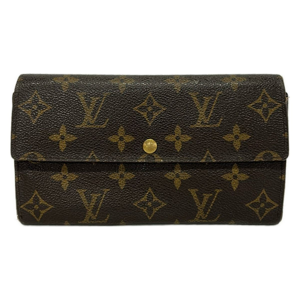 Louis Vuitton Wallet Monogram Pochette Porte-Monnaie Cles Leather