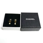 Chanel CC Logo Faux Pearl Earrings — view 7