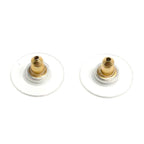 Chanel CC Logo Faux Pearl Earrings — view 5