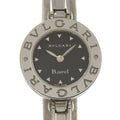 Bvlgari zero One Stainless Steel Kuo Analog Display Black Dial Watch