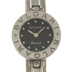 Bvlgari zero One Stainless Steel Kuo Analog Display Black Dial Watch
