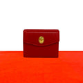 Dior Vintage CD Logo Leather Trifold Wallet Mini
