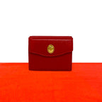 Dior Vintage CD Logo Leather Trifold Wallet Mini