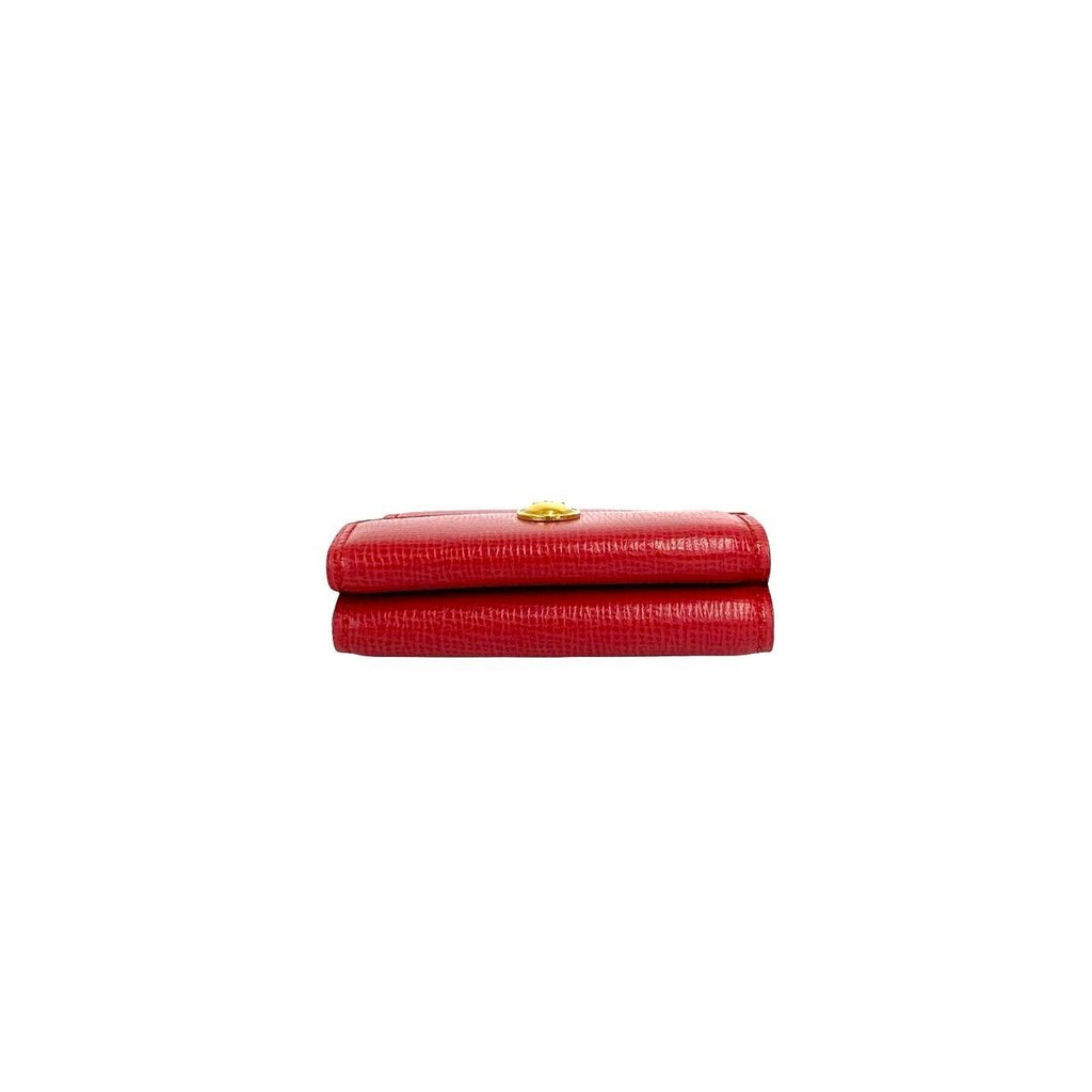 Dior Vintage CD Logo Leather Trifold Wallet Mini — view 3
