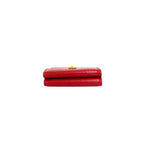 Dior Vintage CD Logo Leather Trifold Wallet Mini — view 3