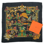 Hermes Carre 90 Au Fil de la Soie Silk Scarf