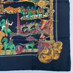 Hermes Carre 90 Au Fil de la Soie Silk Scarf — view 6