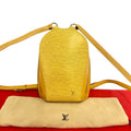 Louis Vuitton Vintage Mabillon Epi Leather Backpack Tassili Yellow
