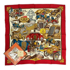 Hermes Carre 90 Scarf Silk L'elegance Et le Confort en Automobile Comfort